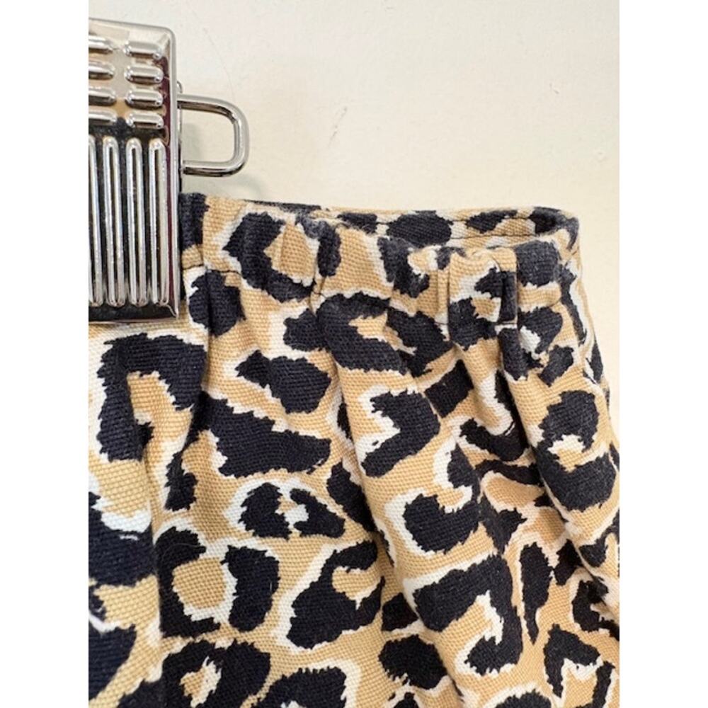 Talbots Leopard Print Pencil Skirt Womens Sz 20W Tan Navy‎ Plus Size Office Wear - Picture 6 of 11